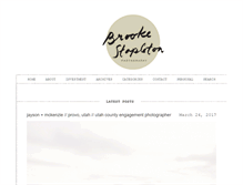 Tablet Screenshot of brookestapleton.com